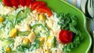 Pirinçli avakado salatası Tarifi